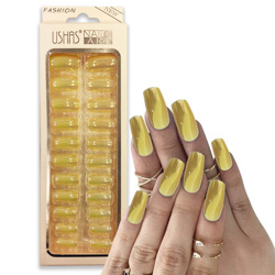 Imagen de Uñas postizas colores tornasol 24 unidades Ushas