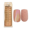 Imagen de Uñas postizas color tornasol y terciopelo 24 unidades Ushas