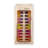 Imagen de Uñas postizas multicolor 24 unidades  Ushas