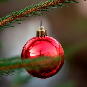 Imagen de Esfera navidad metalizada 6 unidades