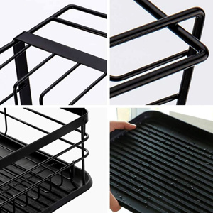 Imagen de Escurreplatos y cubiertos de metal 2 pisos