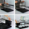 Imagen de Escurreplatos y cubiertos de metal 2 pisos