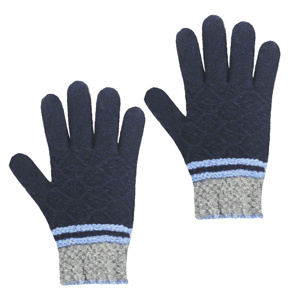 Imagen de Guantes de lana para damas combinados