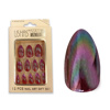 Imagen de Uñas postizas colores tornasol 12 unidades Ushas