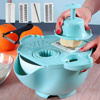Imagen de Rallador rebanador multiuso Bowl  colador 10 funciones en 1