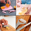Imagen de Set Cocina tabla cuchillo rebanador pelador