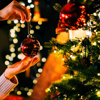 Imagen de Bola Esfera Navidad Lisa 6 Unidades