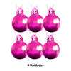 Imagen de Bola Esfera Navidad Lisa 6 Unidades