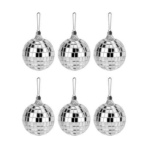 Imagen de Bola Esfera Navidad espejada 6 Unidades