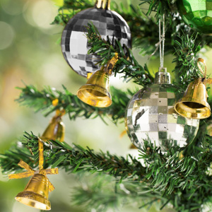 Imagen de Bola Esfera Navidad espejada 6 Unidades