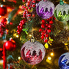 Imagen de Bola esfera decorada navidad 6 unidades