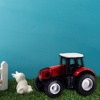Imagen de Tractor Juguete en metal - Colores surtidos