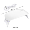 Imagen de Mini lámpara UV para uñas 6 luces led  Secador uñas