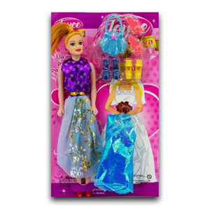 Imagen de Muñeca Juguete con accesorios - Diseños surtidos