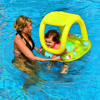 Imagen de Asiento inflable para bebé con techo