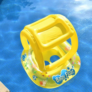 Imagen de Asiento inflable para bebé con techo