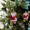 Imagen de Papa Noel  Adorno para Navidad 4 unidades