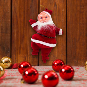 Imagen de papa noel adorno navidad 18 cm