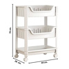 Imagen de Organizador rectangular con ruedas 3 estantes