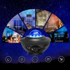 Imagen de Lámpara proyectora galaxia led con parlante control remoto y carga USB