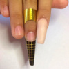 Imagen de Moldes adhesivos para uñas gel o acrílico  100 unidades