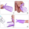 Imagen de Pinzas removedoras de acrílico gel y esmalte semi permanente de uñas 10 unidades