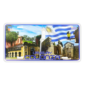 Imagen de Matrícula Placa COLONIA - Souvenir Uruguay