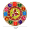 Imagen de Juego de encastre reloj madera - 13 piezas