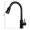 Imagen de Canilla Monocomando Extensible Para Pileta De Cocina Con Grifo Retráctil negro mate