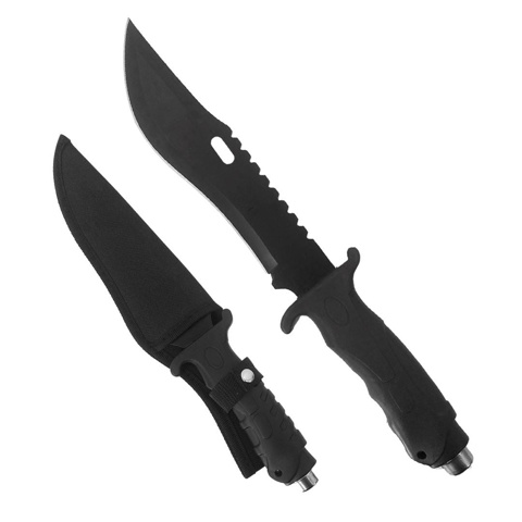 Imagen de Cuchillo de supervivencia con estuche 33 cm