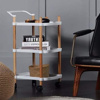 Imagen de Mesa Carrito Organizador 3 Estantes con Ruedas