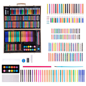 Imagen de Set Maleta Escolar de Arte Dibujo 180 piezas