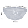 Imagen de Bowls x 2 pzas transparentes