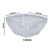 Imagen de Bowls x 3 pzas transparentes