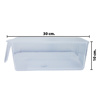 Imagen de Organizadora transparente para heladera rectangular