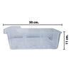 Imagen de Organizadora transparente para heladera rectangular con divisiones
