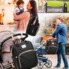 Imagen de Mochila bolso maternal bebé con cuna