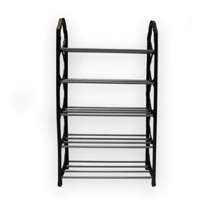 Imagen de Zapatera reforzada 5 estantes metal negra
