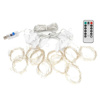 Imagen de Cortina lluvia de luces led con control remoto USB 300 luces