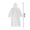 Imagen de Impermeable transparente con mangas y capucha