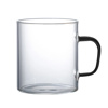 Imagen de Taza de té de vidrio alto borosilicato con asa color 450ml
