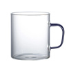 Imagen de Taza de té de vidrio alto borosilicato con asa color 450ml