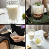 Imagen de Vaso Vidrio Doble Pared con rayas 380ml