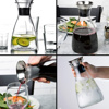 Imagen de Jarra de vidrio alto borosilicato con tapa de acero inoxidable