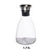 Imagen de Jarra de vidrio alto borosilicato con tapa de acero inoxidable