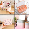 Imagen de Caja organizadora rectangular para maquillajes con espejo