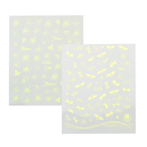 Imagen de Stickers para uñas brillan en la oscuridad diseños Surtidos