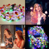 Imagen de Cotillon corona de flores con luz
