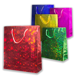 Imagen de Bolsa de regalo metalizada brillosa