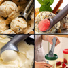 Imagen de Cuchara helado metal profesional en carton 18x4
